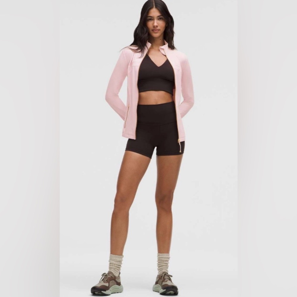 Lululemon NWT Define Jacket Full Zipper, zipper pocket Blissful Pink Gold 12 - Picture 4 of 15